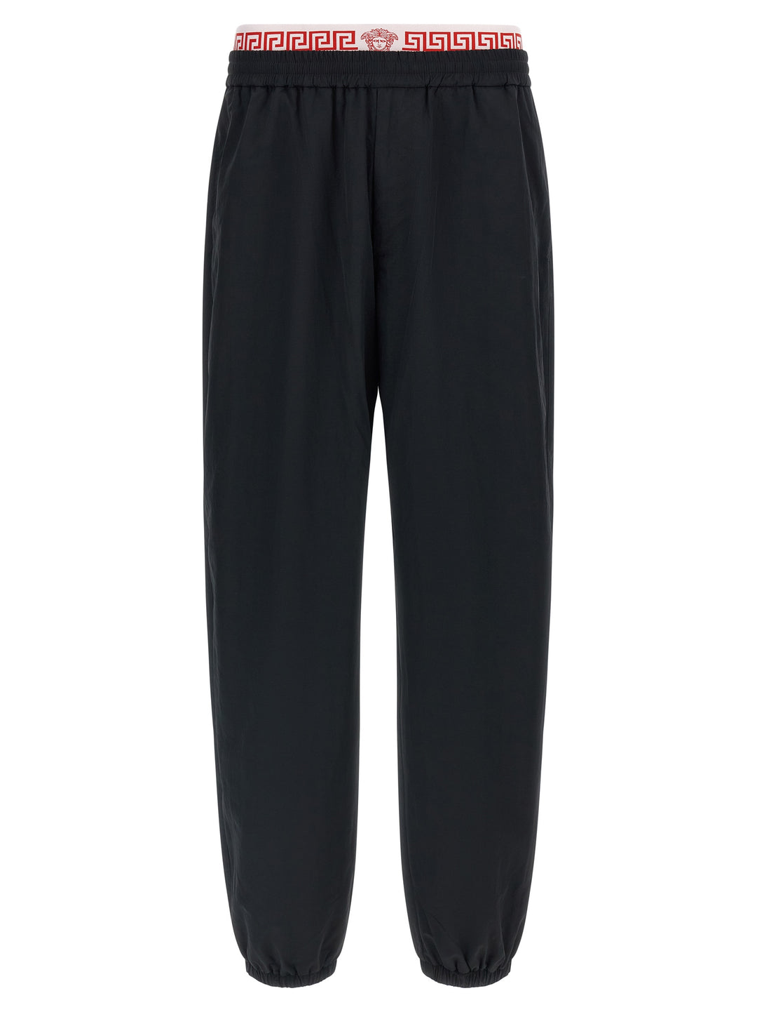 Versace Black Polyamide Joggers (Workout Pants)