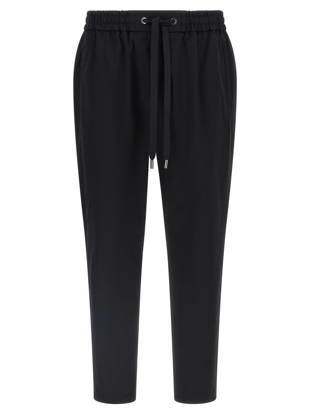 Dolce &amp; Gabbana Black Cotton Casual Pants