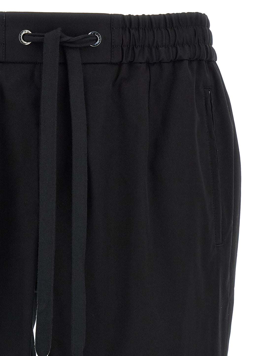 Dolce &amp; Gabbana Black Cotton Casual Pants
