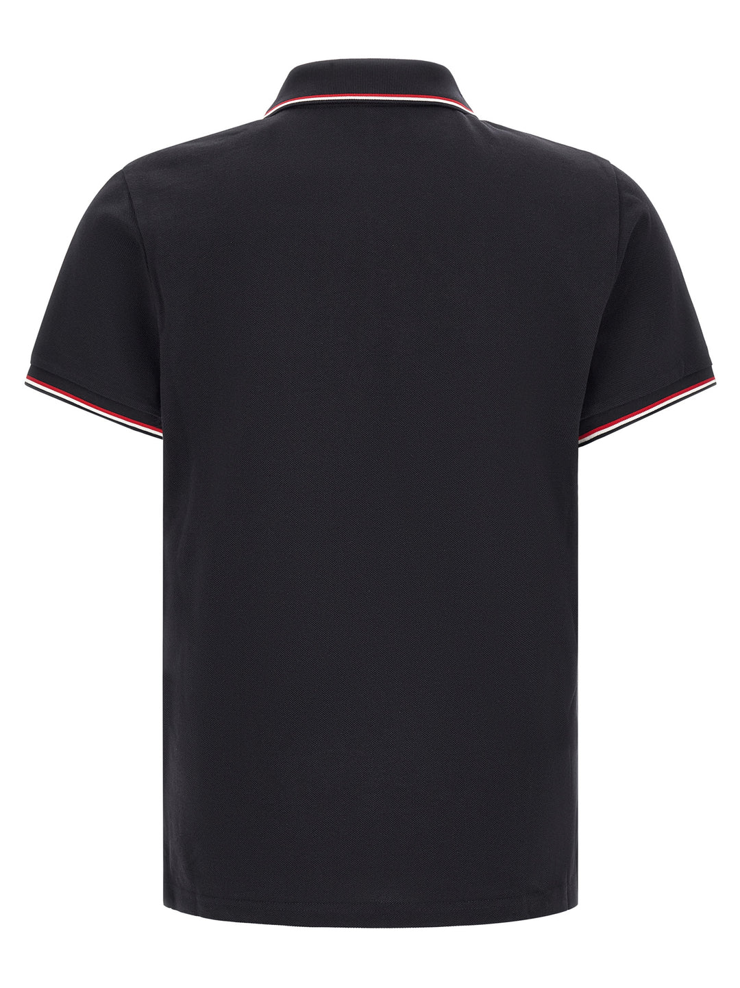 Moncler Blue Cotton Polo Shirt