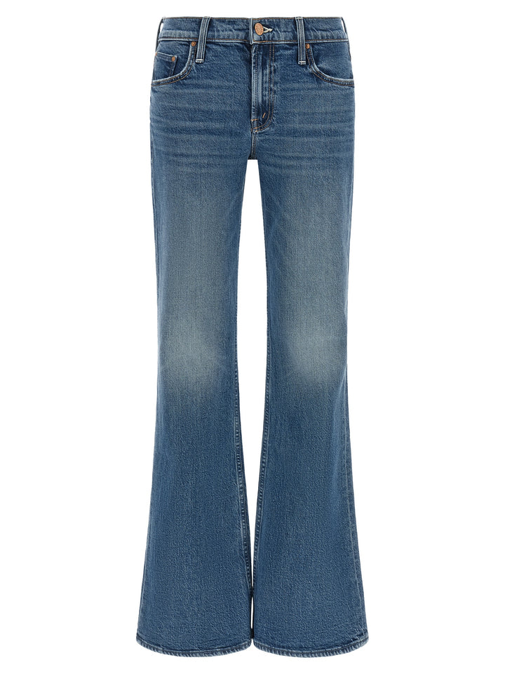 Mother Denim Blue Cotton Bootcut Jeans