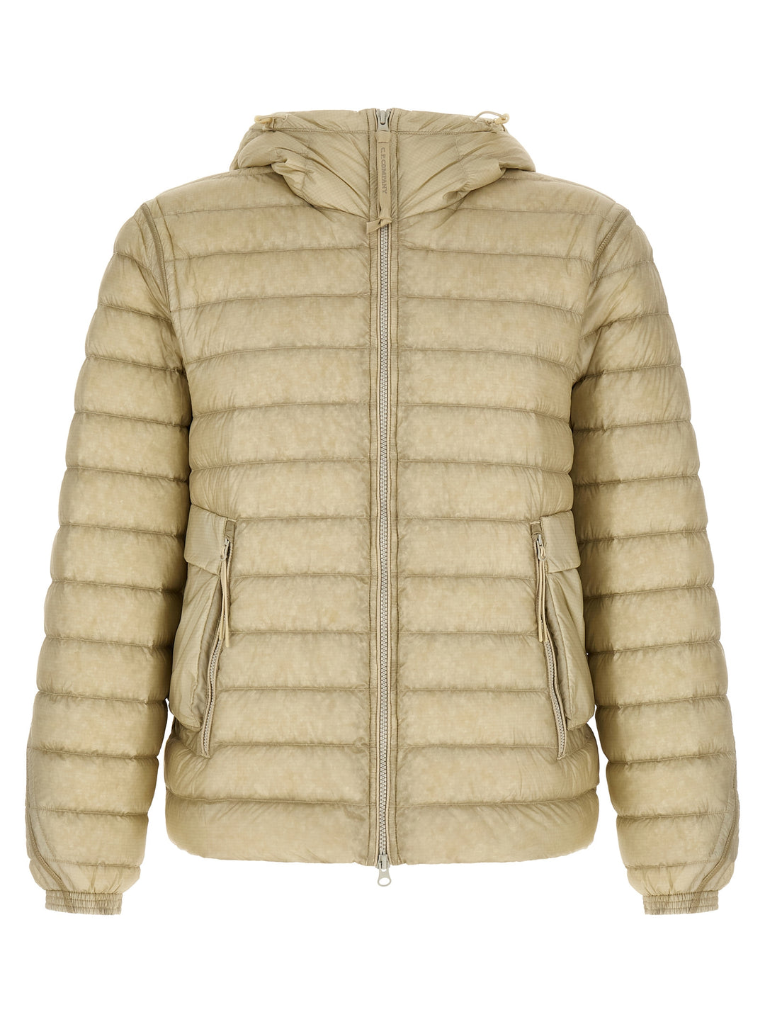 C.P. Company Beige Polyamide Full-Length Jacket