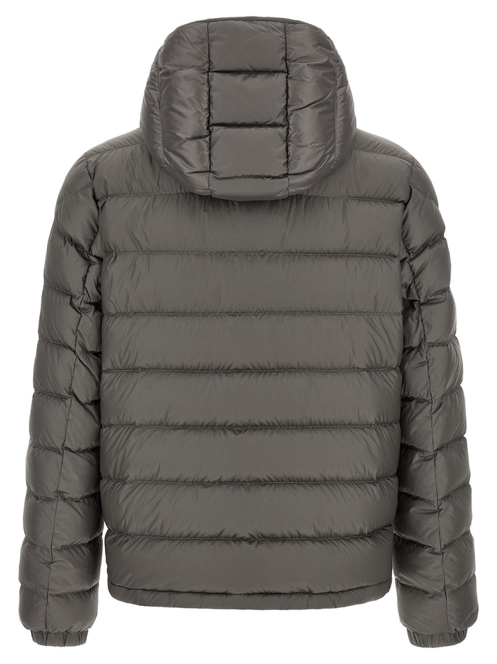 Moncler Gray Polyamide Full-Length Jacket