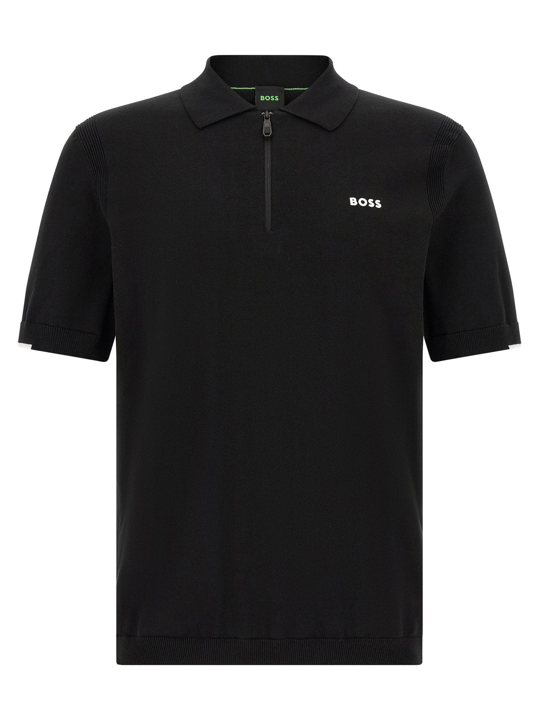 Hugo Boss Black Cotton Polo Shirt
