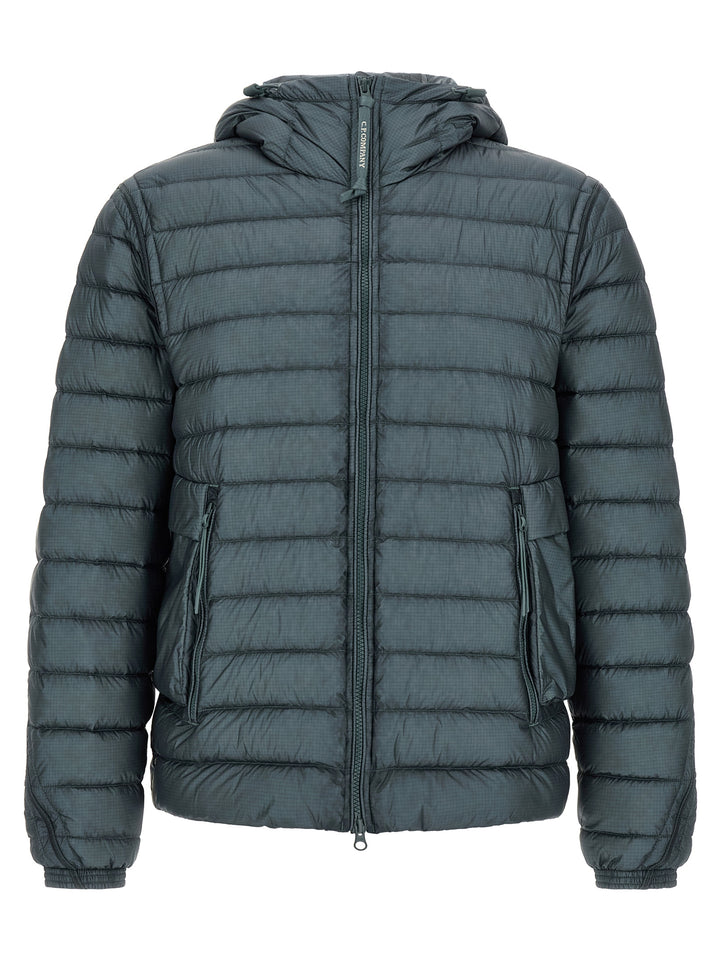C.P. Company Blue Polyamide Full-Length Jacket