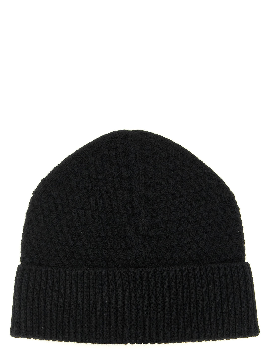 Moncler Black Leather Beanie
