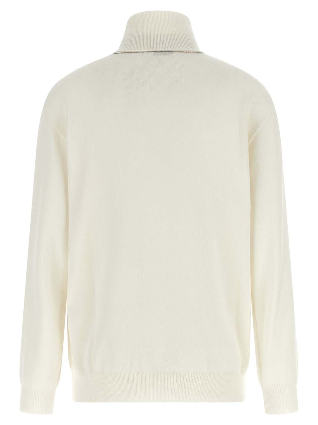 Brunello Cucinelli White Cashmere Cardigan