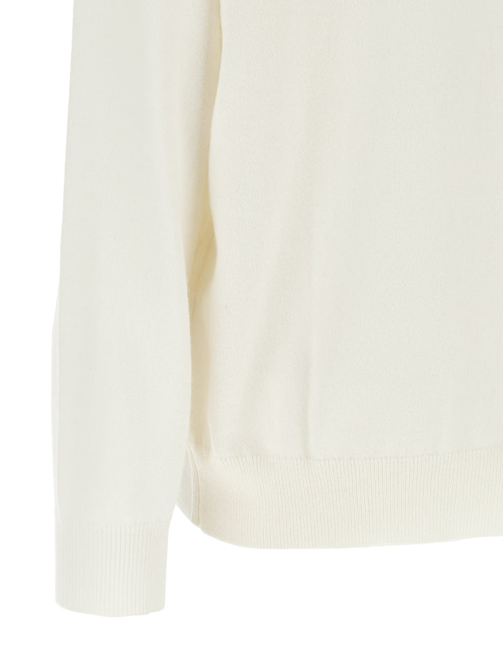 Brunello Cucinelli White Cashmere Cardigan