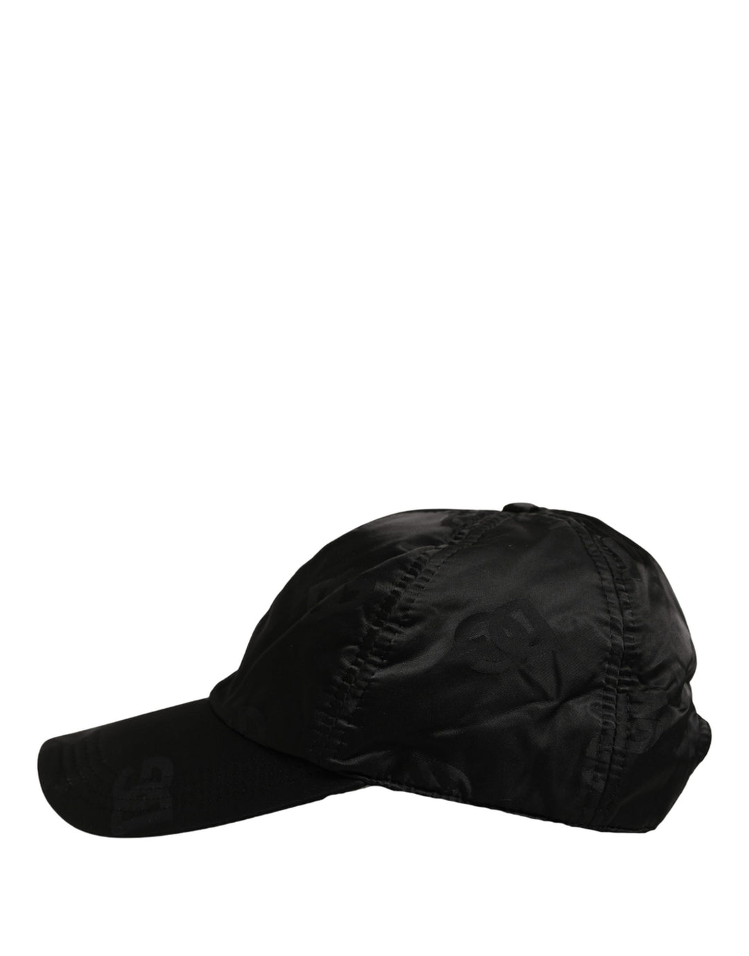 Dolce &amp; Gabbana Men Black DG Monogram Baseball Capello Hat