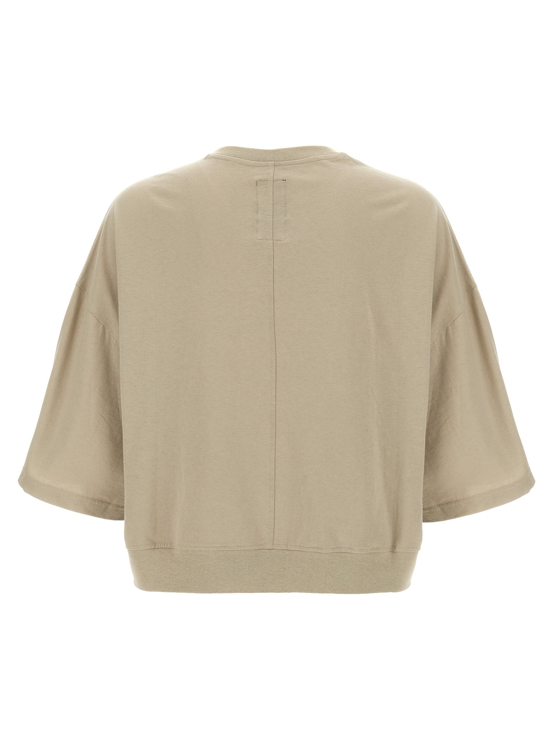Rick Owens Gray Cotton T-Shirt
