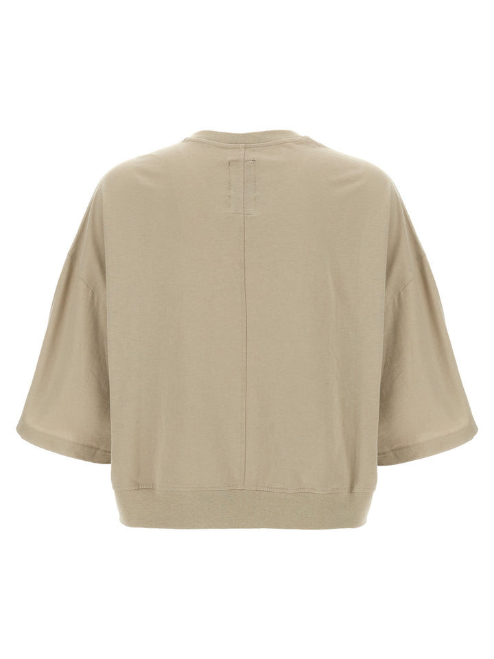 Rick Owens Gray Cotton T-Shirt
