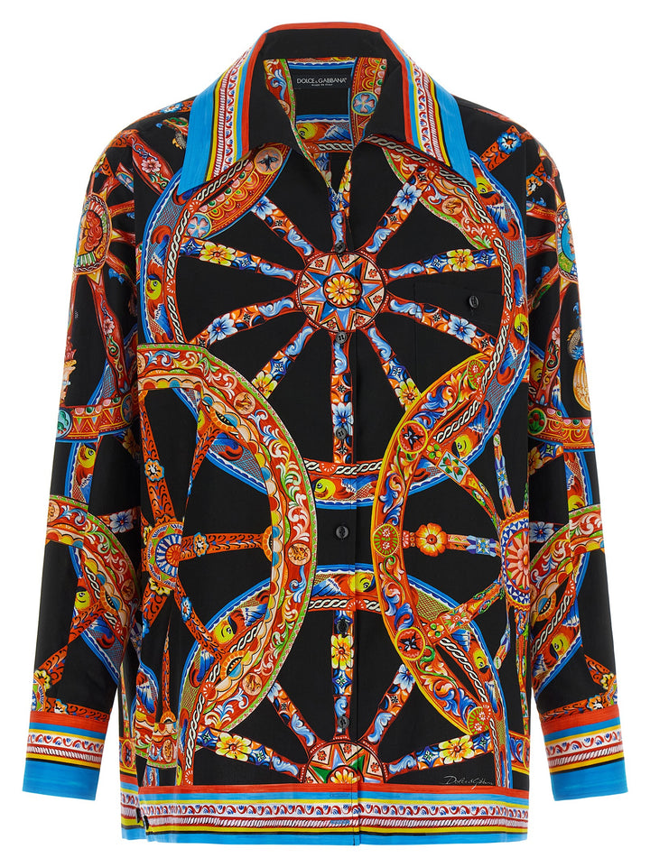 Dolce &amp; Gabbana Multicolor Cotton Blouse