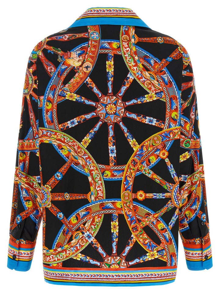 Dolce &amp; Gabbana Multicolor Cotton Blouse