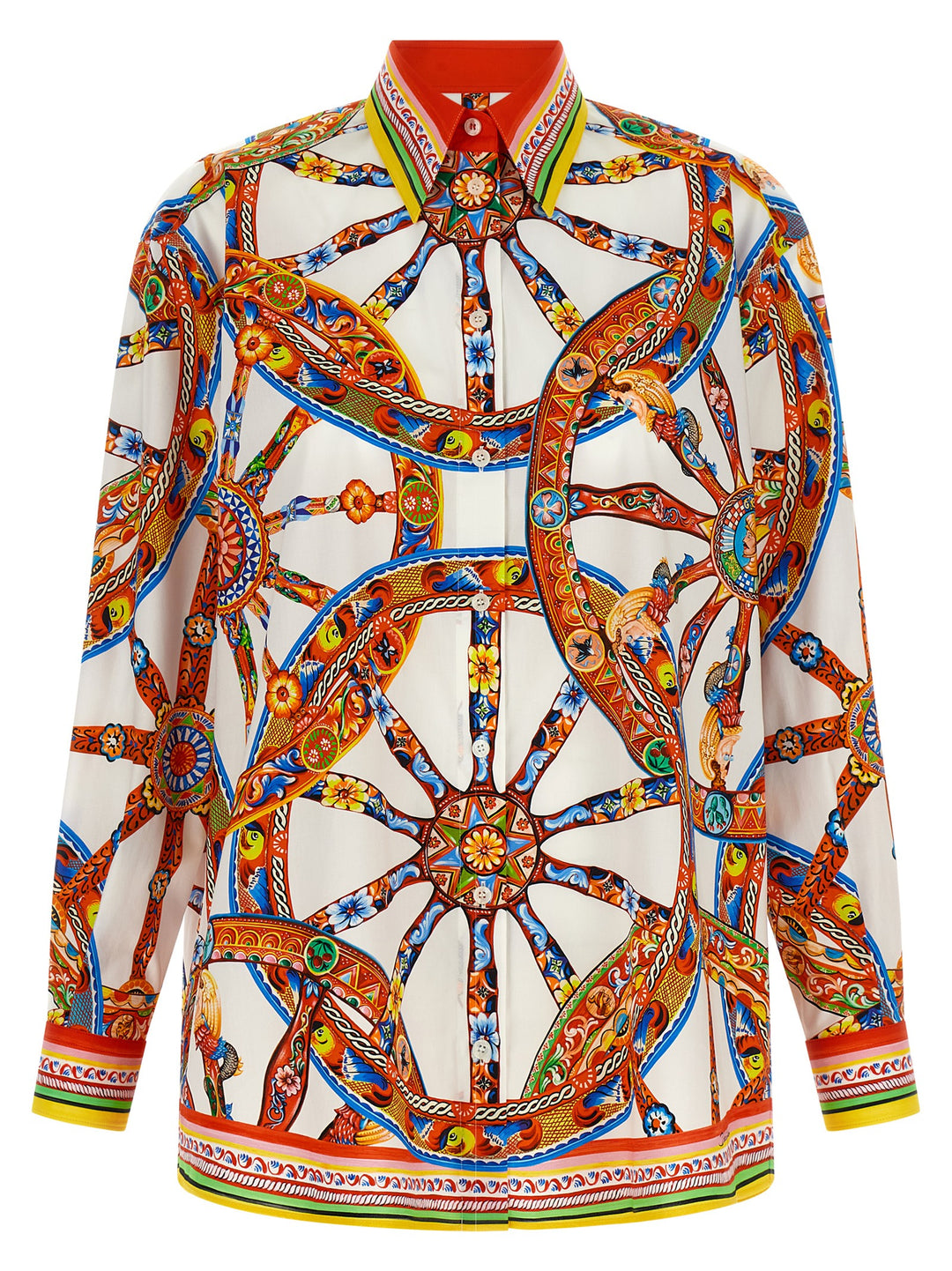 Dolce &amp; Gabbana Multicolor Cotton Blouse