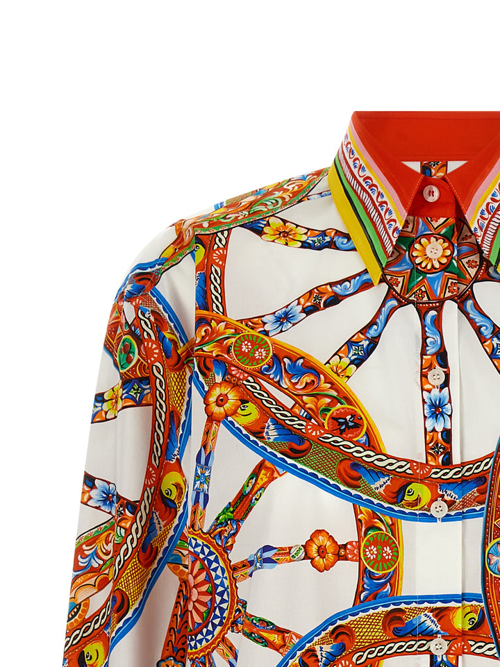 Dolce &amp; Gabbana Multicolor Cotton Blouse