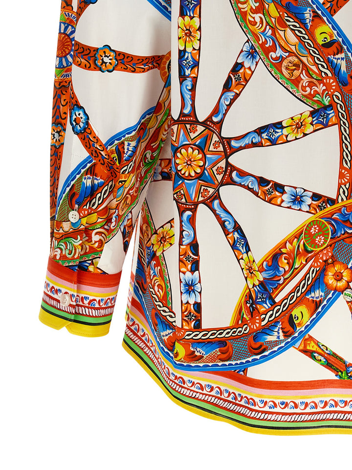 Dolce &amp; Gabbana Multicolor Cotton Blouse