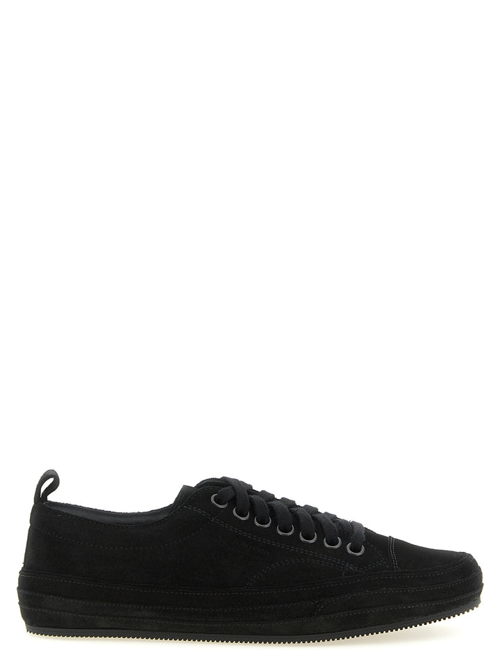 Tom Ford Black Leather Low Top Sneakers