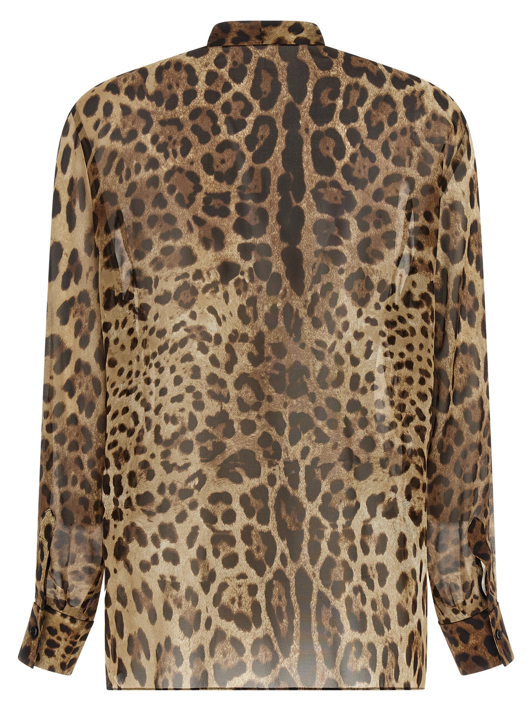 Dolce &amp; Gabbana Brown Silk Blouse