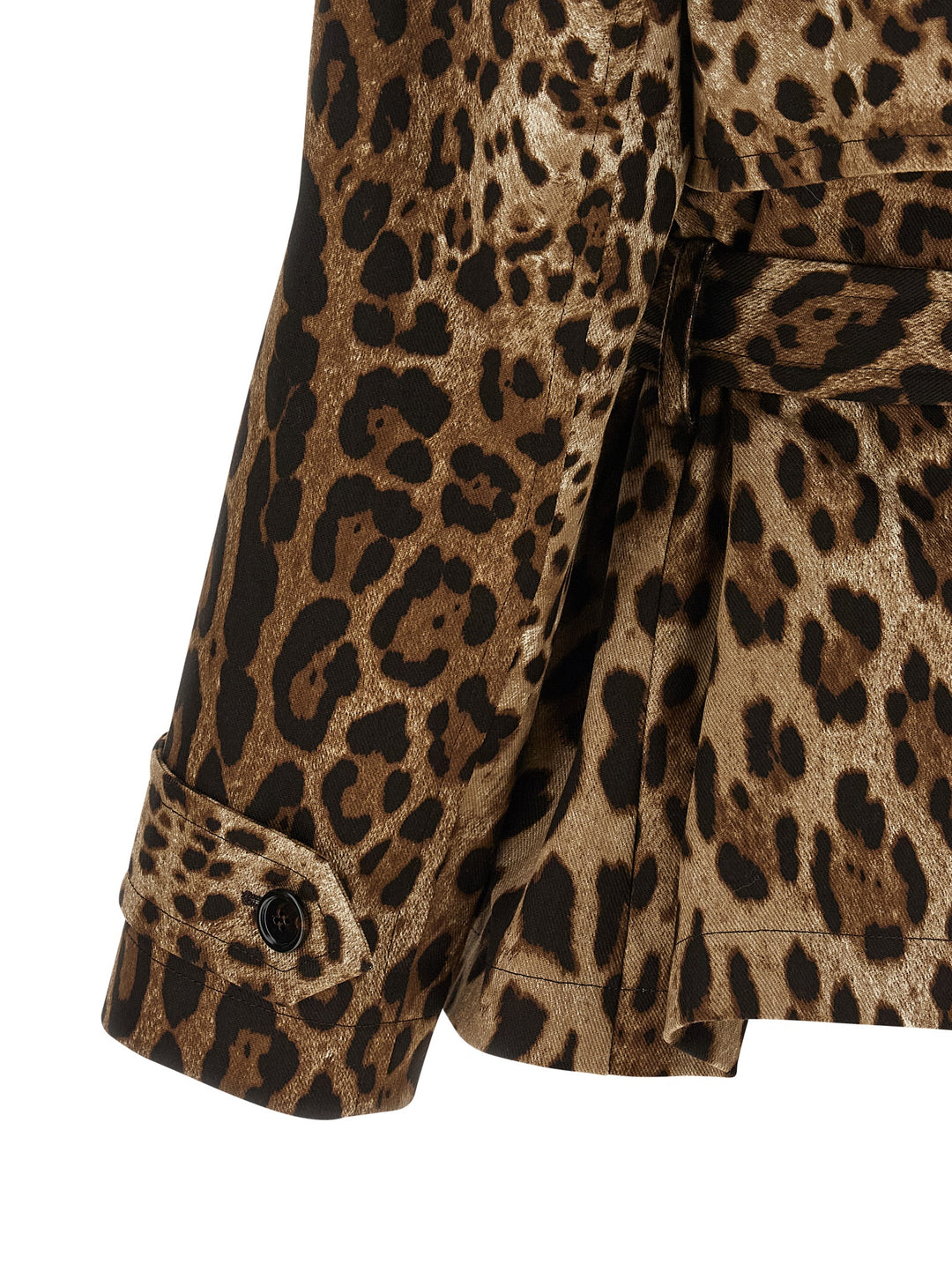 Dolce &amp; Gabbana Brown Cotton Coat
