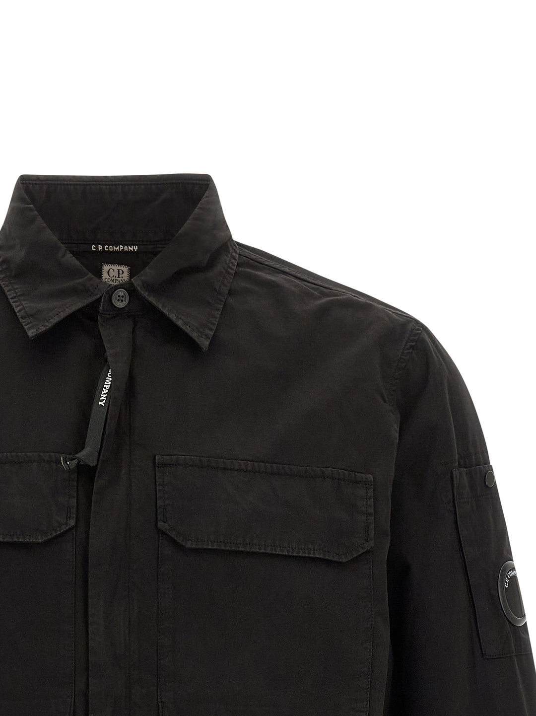 C.P. Company Black Cotton Blouse