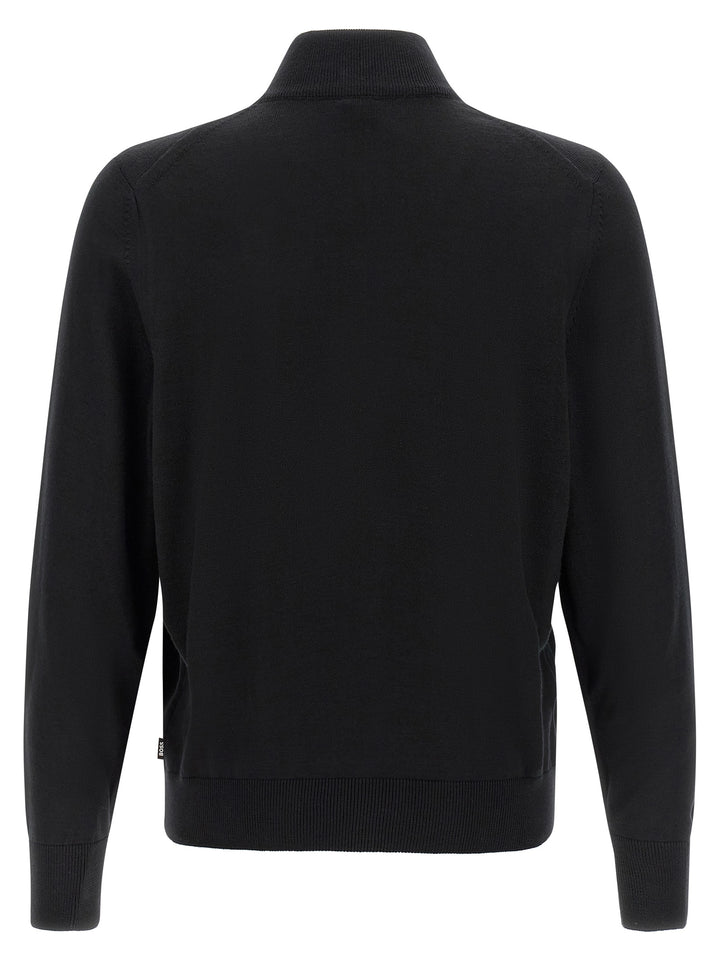 Hugo Boss Black Virgin Wool Cardigan