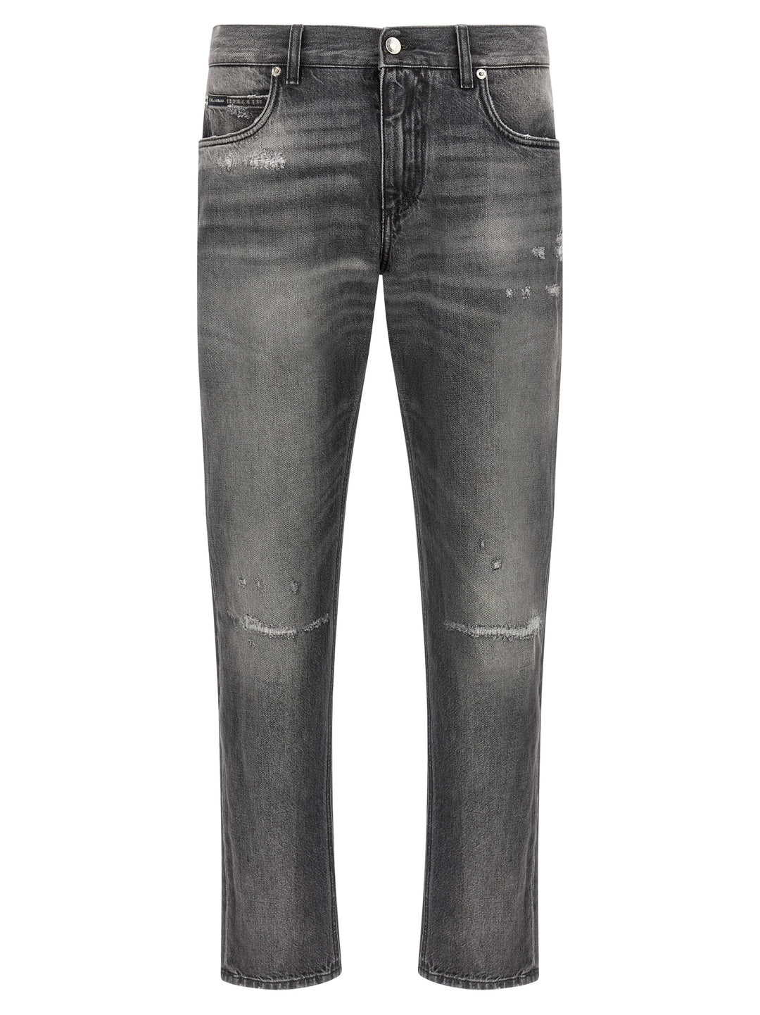 Dolce &amp; Gabbana Gray Cotton Jeans Denim