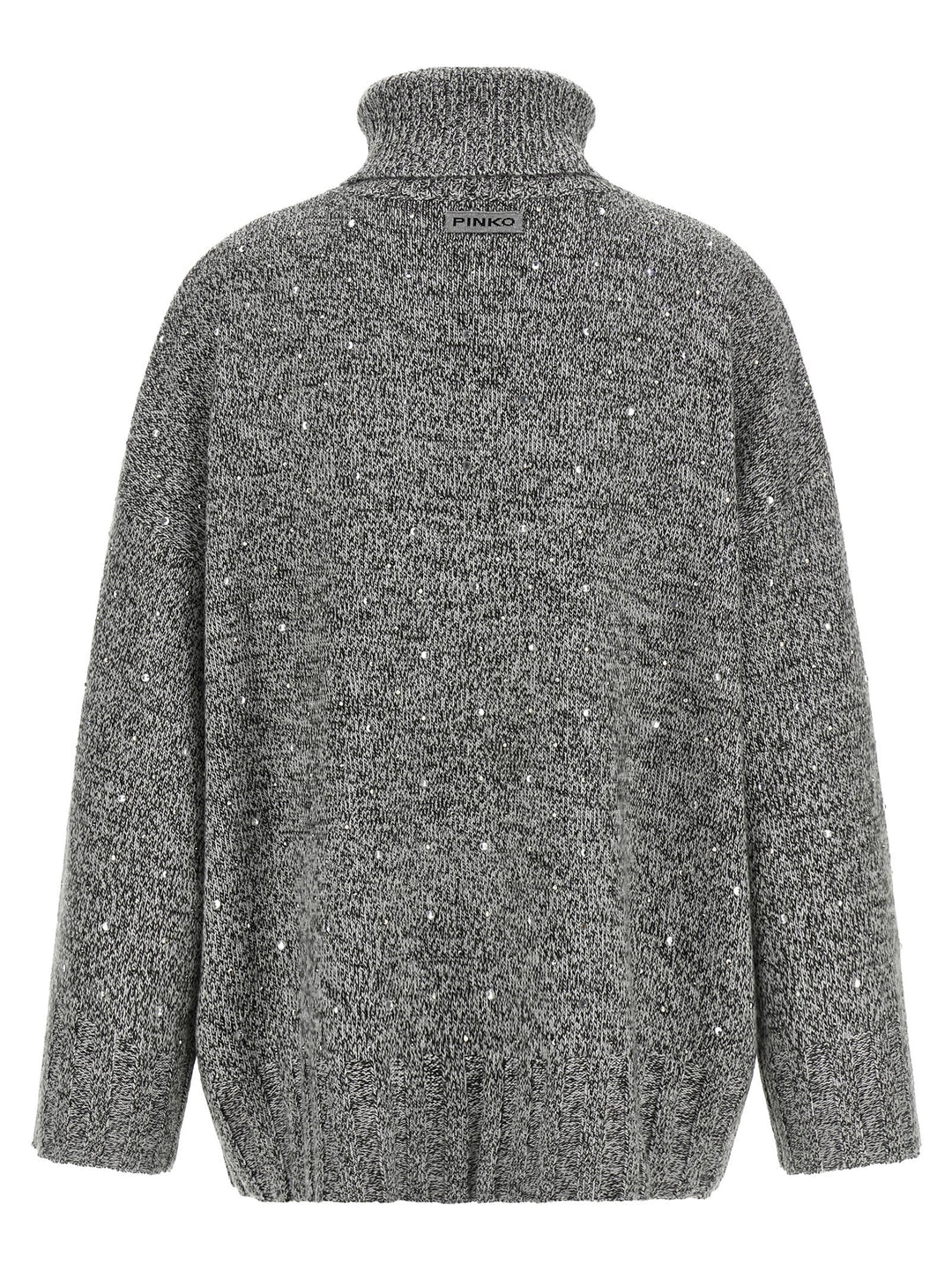 PINKO Gray Polyester Cardigan