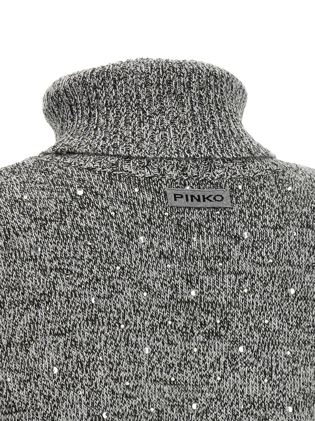 PINKO Gray Polyester Cardigan