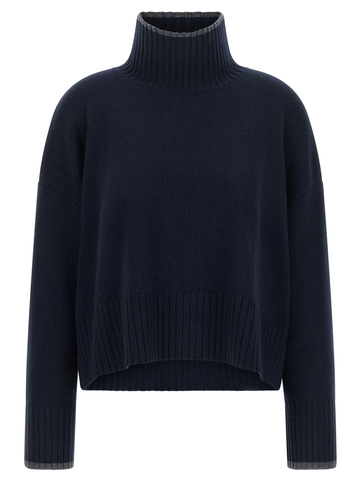 PINKO Blue Wool Cardigan