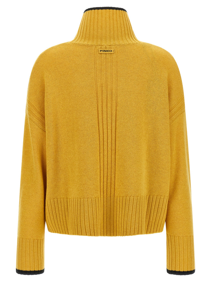 PINKO Bicolor Wool Cardigan