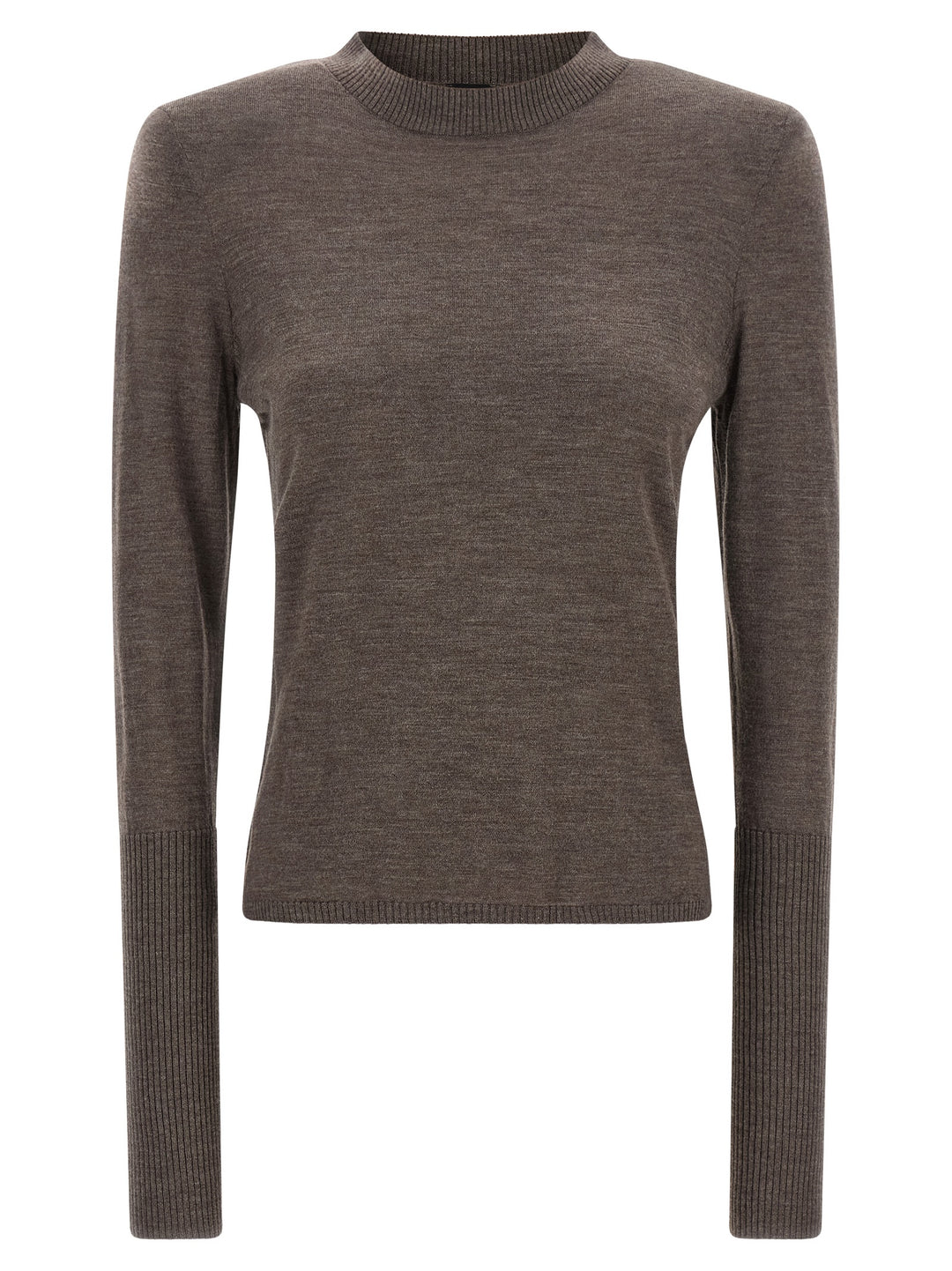 PINKO Brown Wool Cardigan
