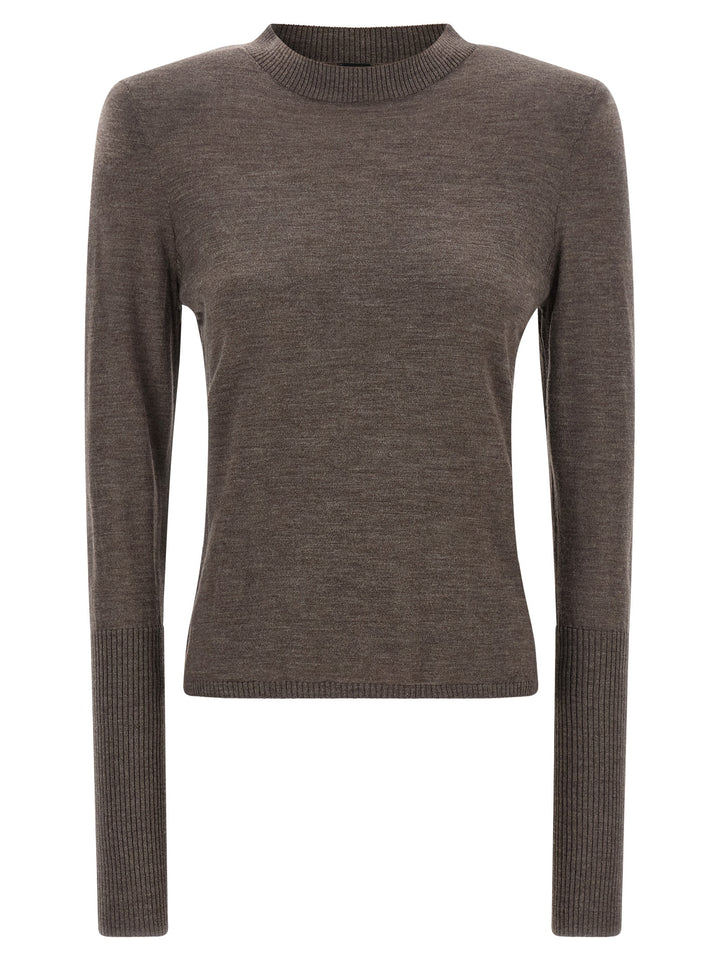 PINKO Brown Wool Cardigan