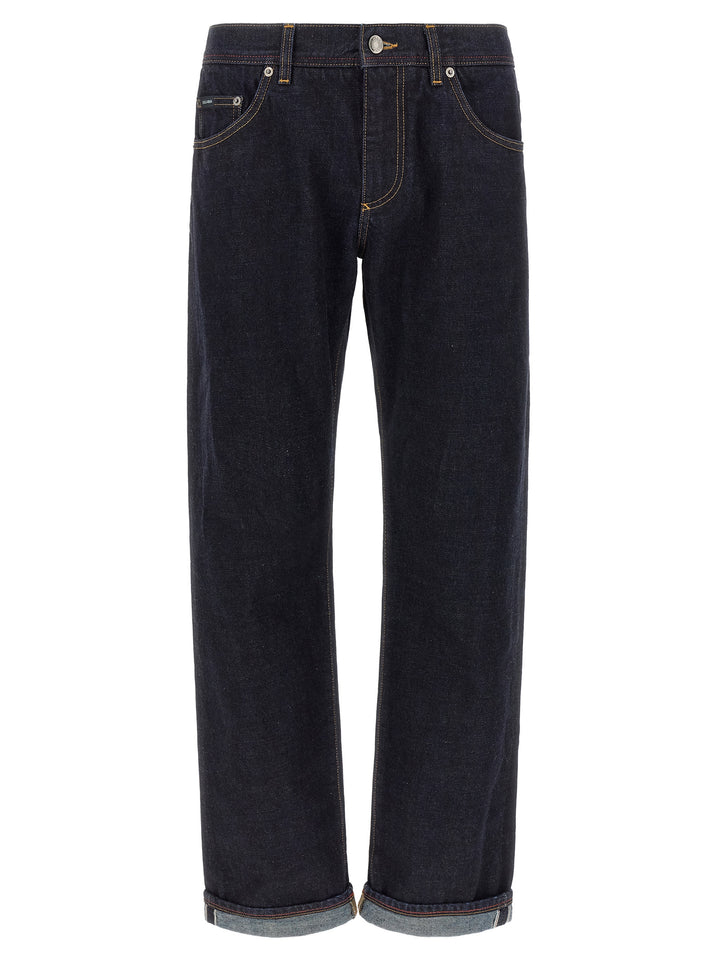 Dolce &amp; Gabbana Blue Cotton Jeans Denim