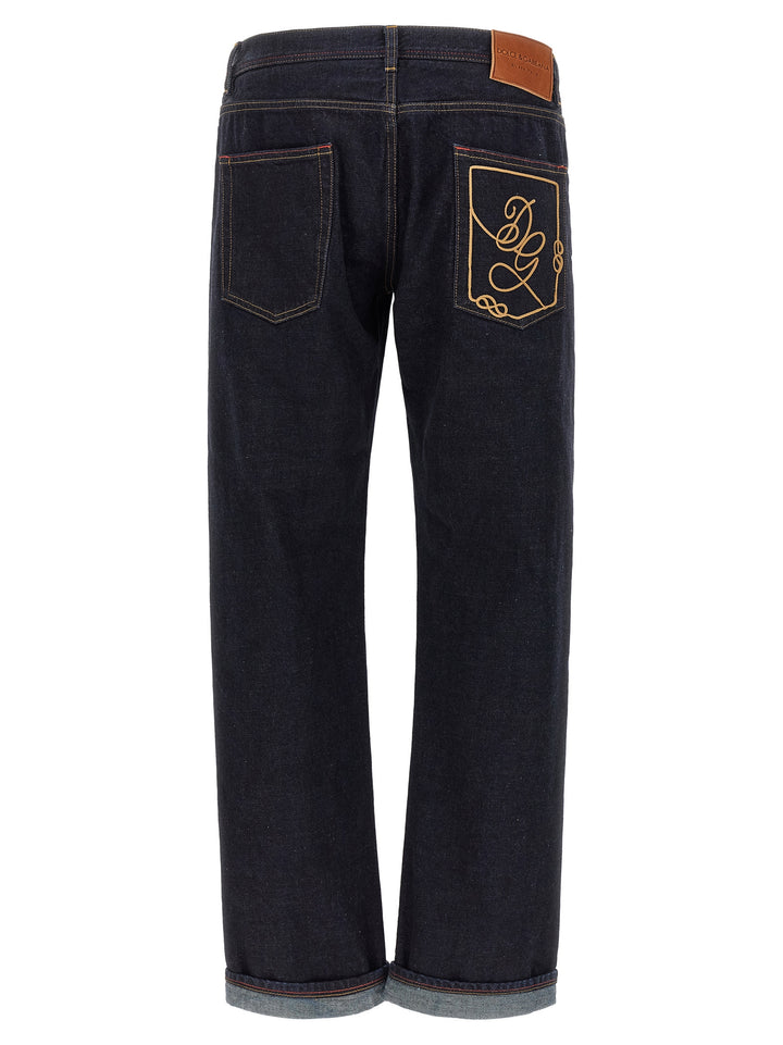 Dolce &amp; Gabbana Blue Cotton Jeans Denim