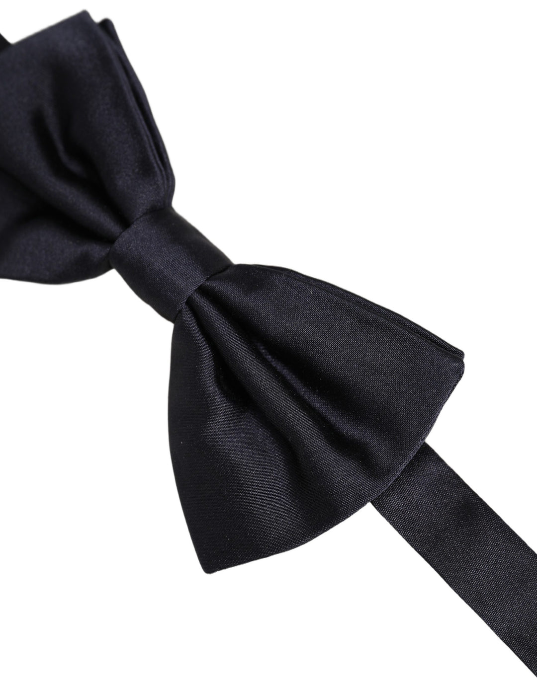 Dolce &amp; Gabbana Men Black 100% Silk Adjustable Neck Papillon Bow Tie