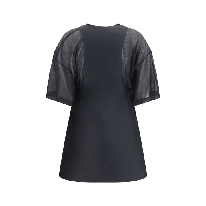 Balenciaga Black Wool Oves Aries Casual Dress