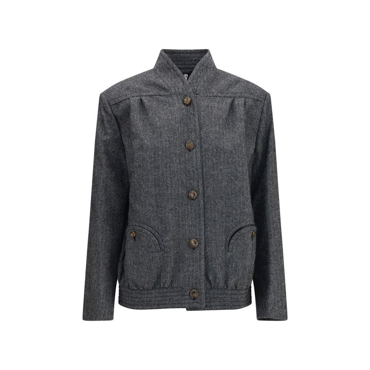 Blazé Milano Gray Wool Oves Aries Shell Jacket