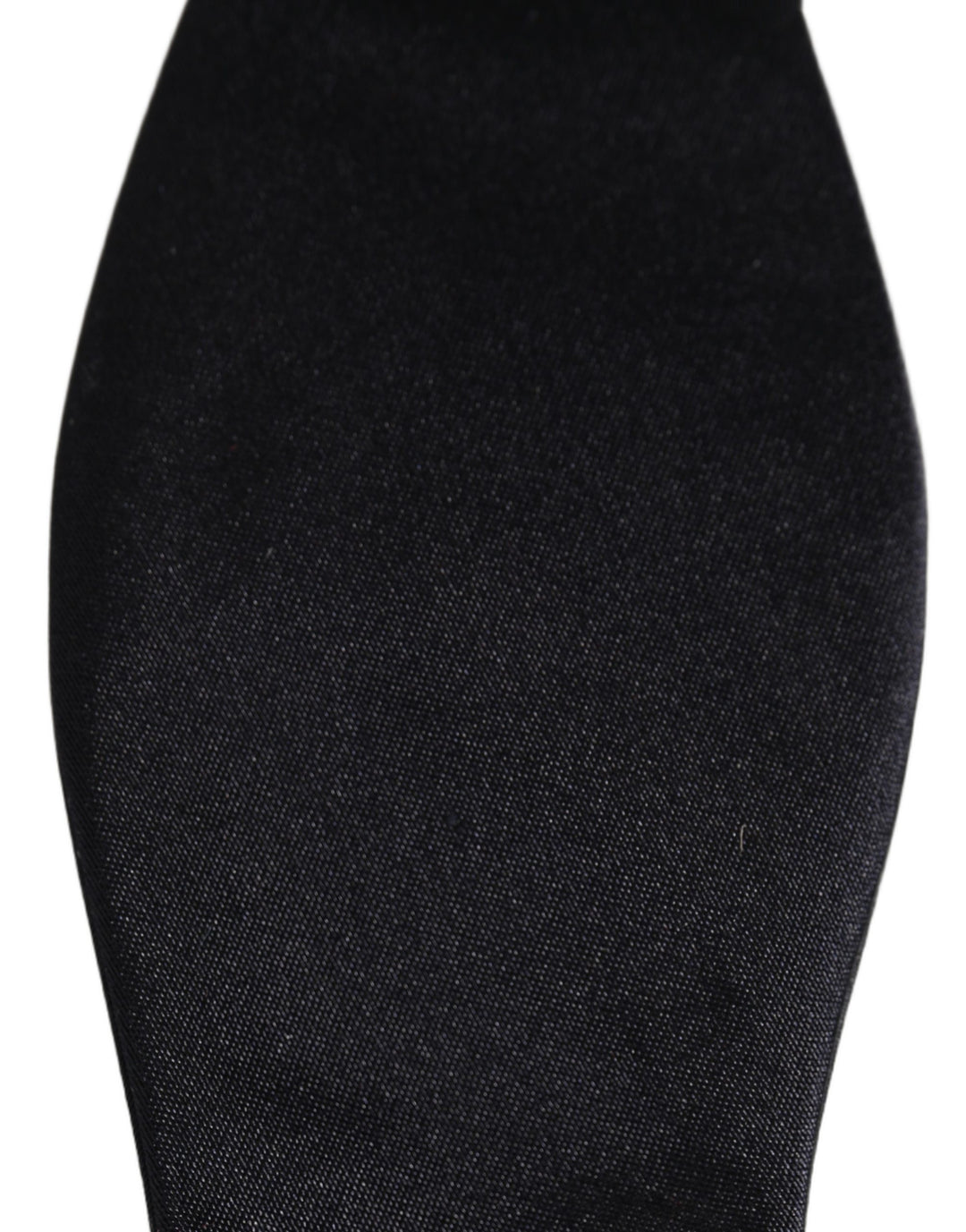 Dolce &amp; Gabbana Men Black 100% Silk Adjustable Neck Papillon Bow Tie
