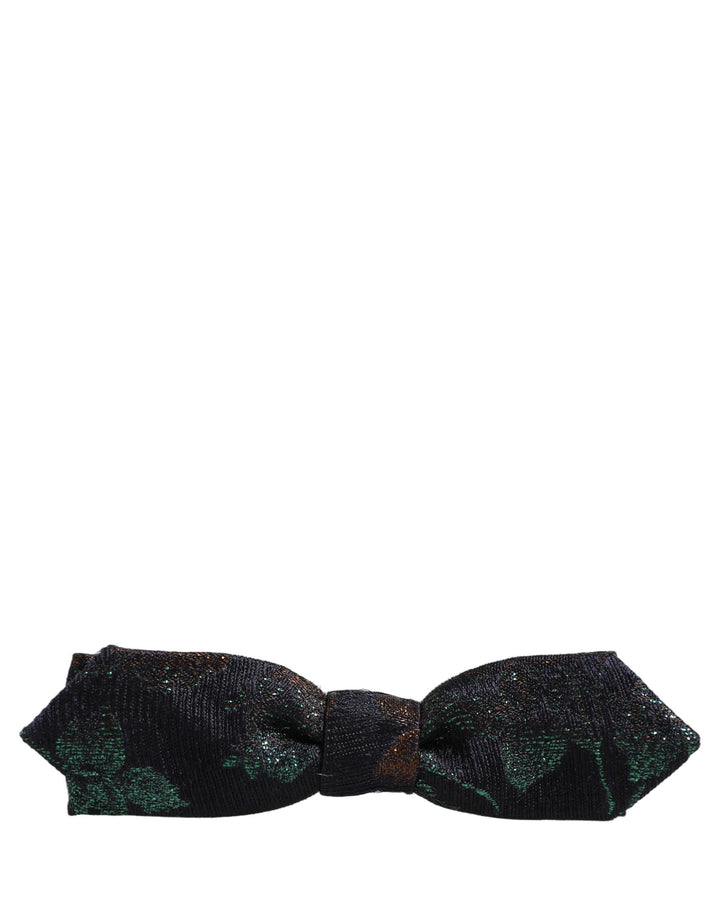 Dolce &amp; Gabbana Men Multicolor 100% Silk Adjustable Neck Papillon Bow Tie
