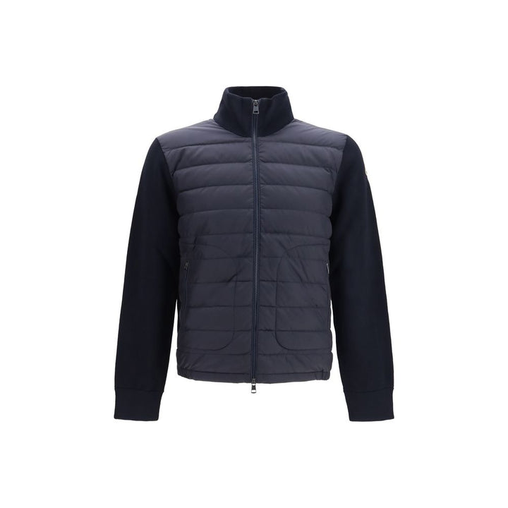 Moncler Blue Goose Down Full-Length Jacket