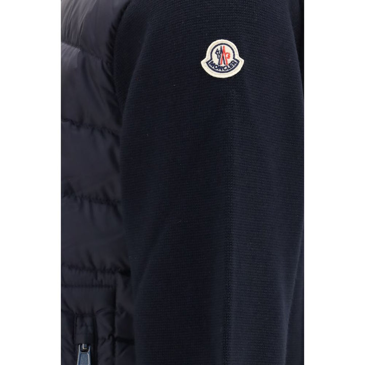 Moncler Blue Goose Down Full-Length Jacket