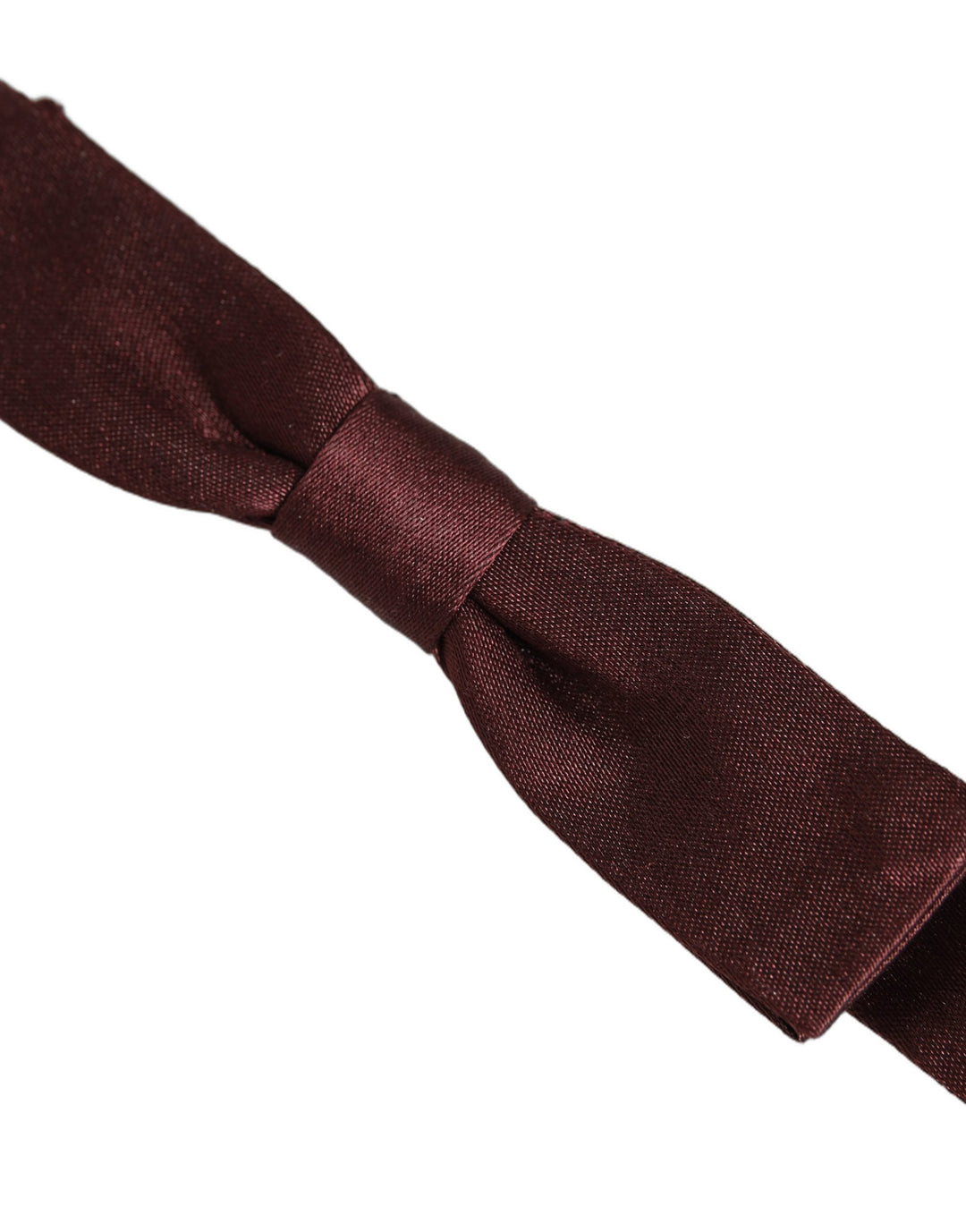 Dolce &amp; Gabbana Men Brown 100% Silk Adjustable Neck Papillon Bow Tie