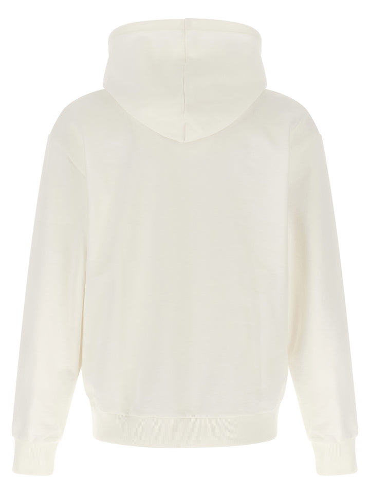 Lacoste White Cotton Sweatshirt