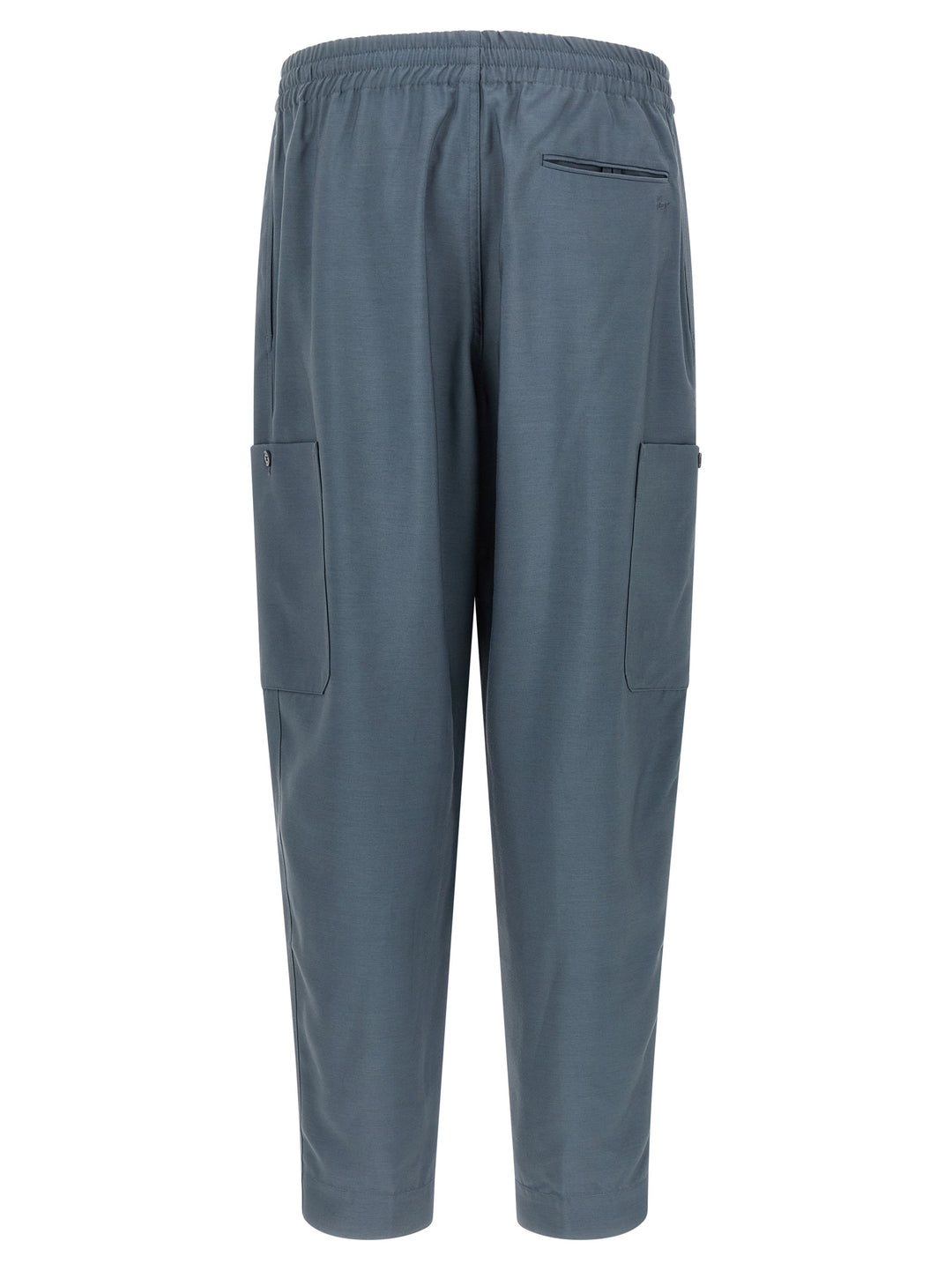 Kenzo Gray Wool Cargo Pants