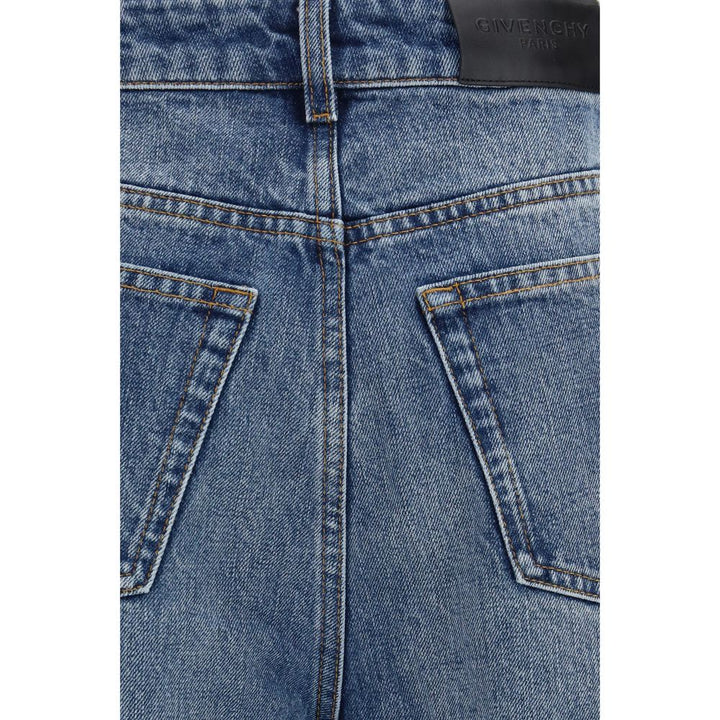Givenchy Blue Cotton Relaxed Fit Jeans