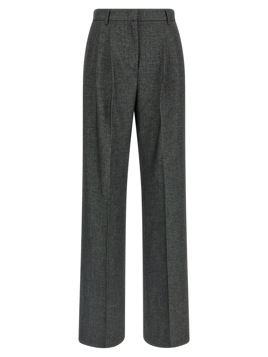 The Andamane Gray Polyester Dress Pants