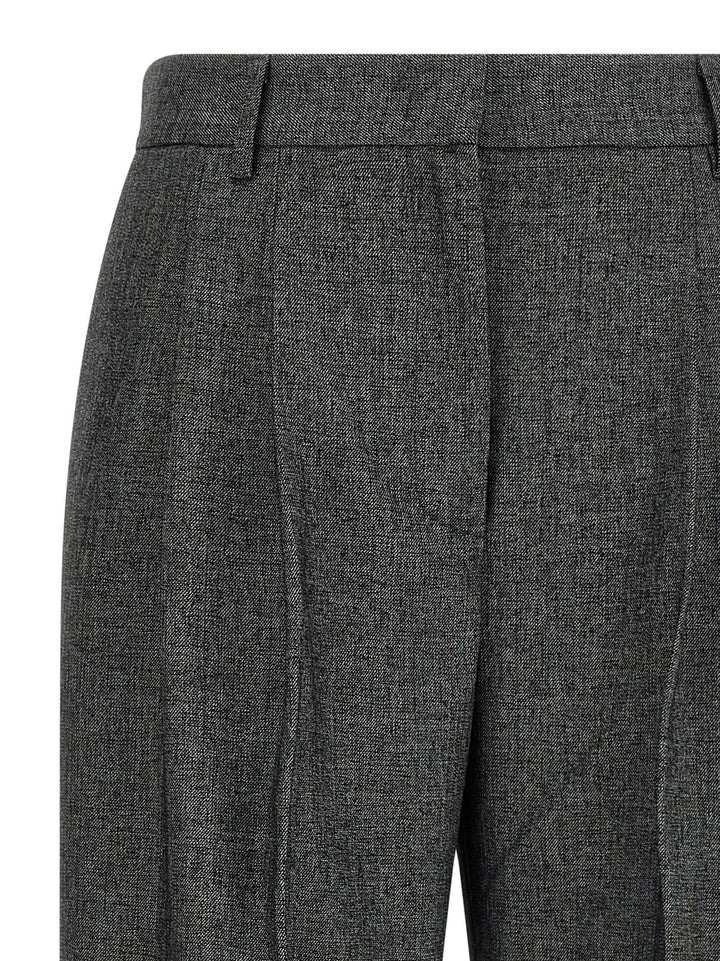 The Andamane Gray Polyester Dress Pants