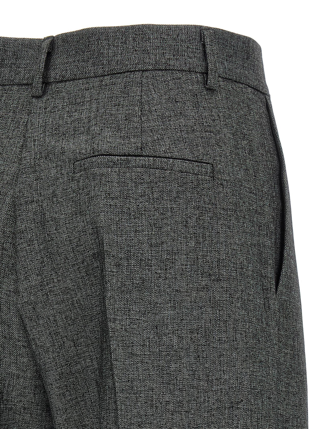 The Andamane Gray Polyester Dress Pants