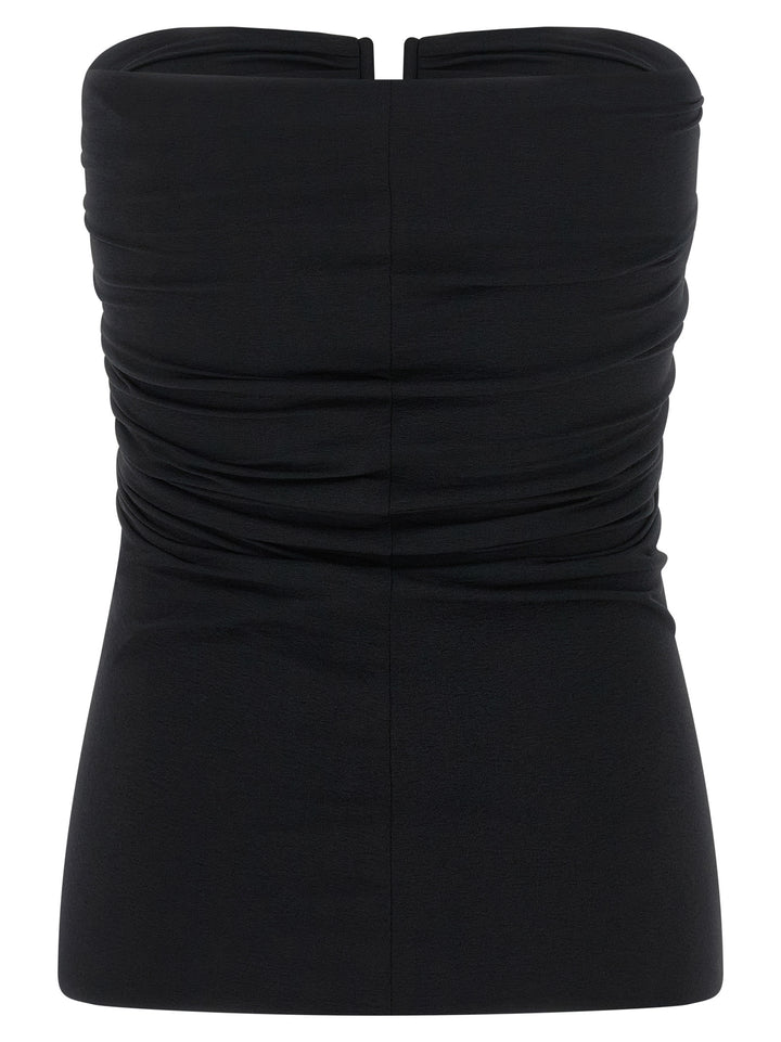 Rick Owens Black Nylon Tank Tops
