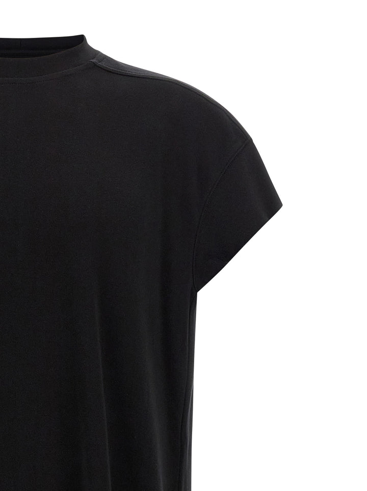 Rick Owens Black Cotton T-Shirt